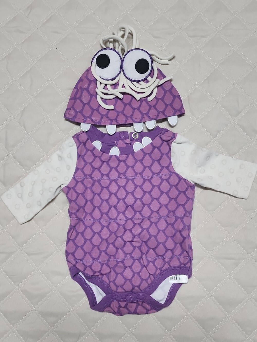 Disney Baby Boo Costume Bodysuit for Baby Monsters, Inc. 0-3 months